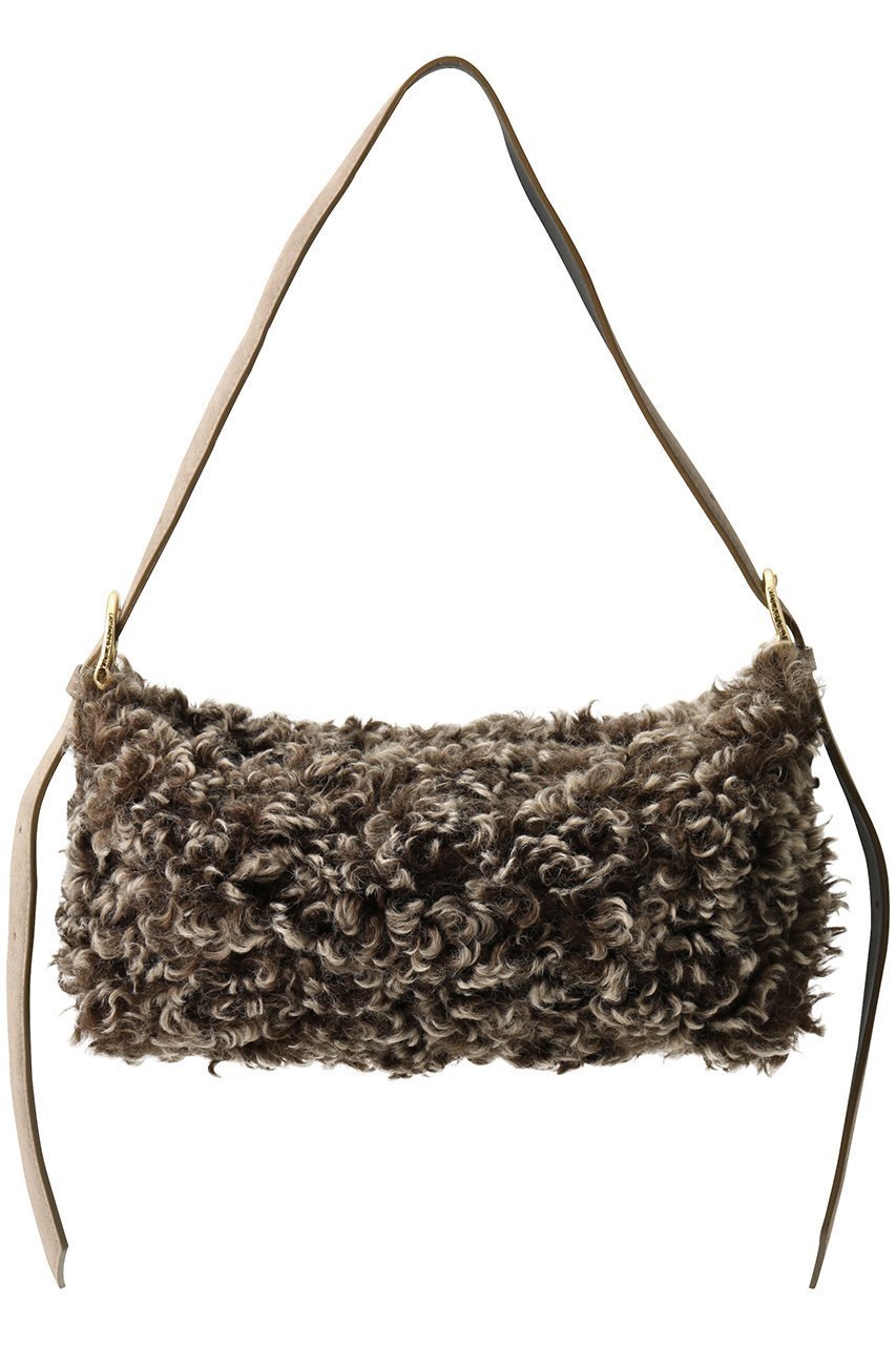 【ヴィオラドーロ/VIOLAd'ORO】のELMO フェイクカルガンラムワンショルダーバッグ 人気、トレンドファッション・服の通販 founy(ファニー) 　ファッション　Fashion　レディースファッション　Fashion for Women　バッグ　Bags　デニム　Denim, Jeans Material　フォルム　Silhouette, Form　ポーチ　Pouch, Small Case　財布　Wallet, Purse　other-3|ID: prp329100004732964 ipo3291000000035666377