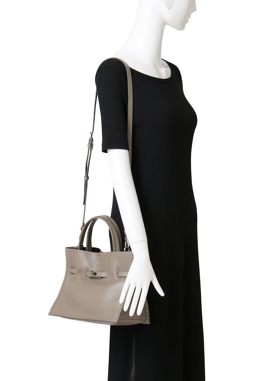 【ヴィオラドーロ/VIOLAd'ORO】のTRERO スタッズ付きダブルフェイスレザートートバッグ M 人気、トレンドファッション・服の通販 founy(ファニー) 　ファッション　Fashion　レディースファッション　Fashion for Women　バッグ　Bags　スタッズ　Studs, Metal Accents　エレガント 上品　Elegant　other-2|ID: prp329100004732965 ipo3291000000036078483