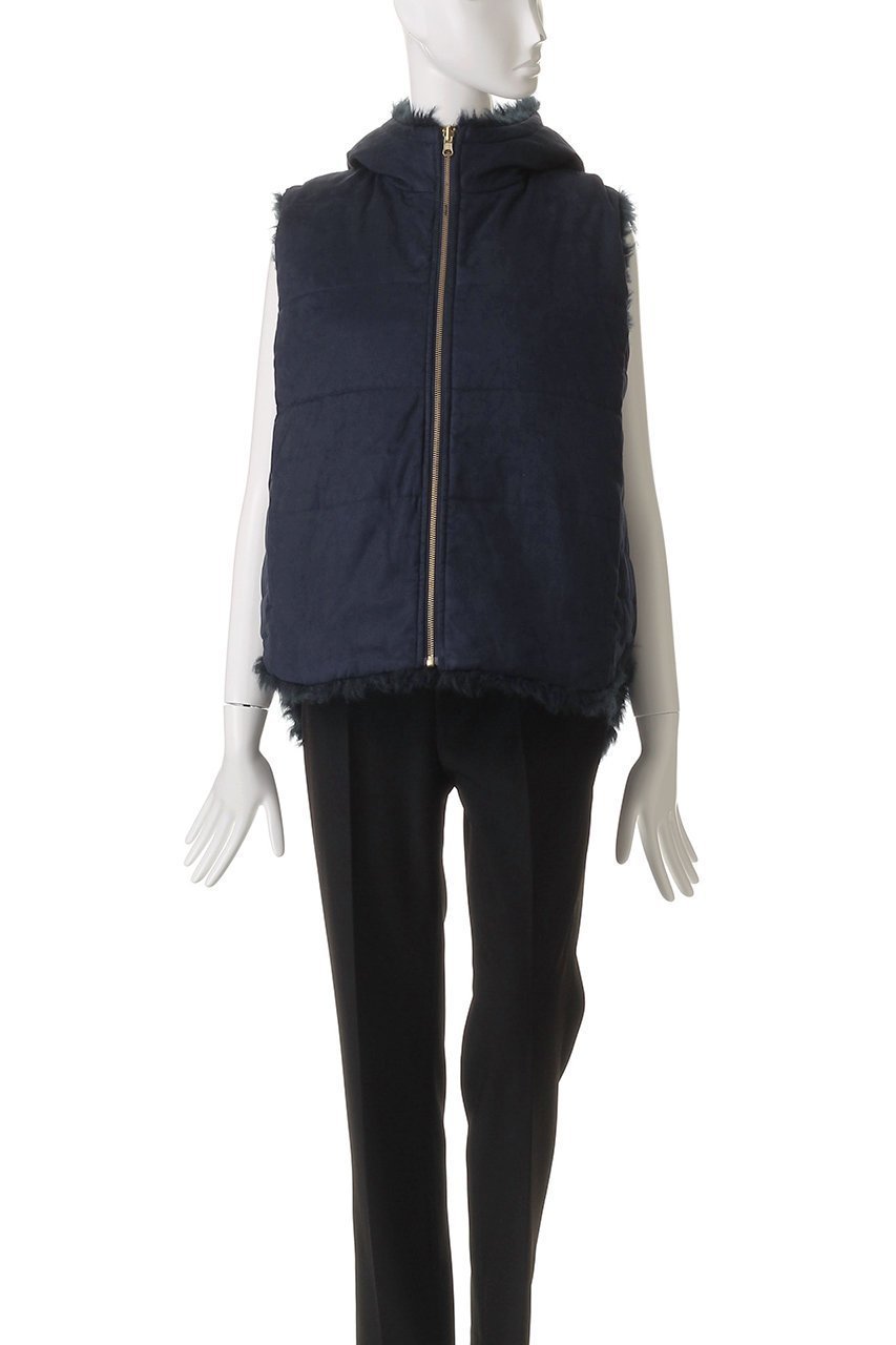【リナージオ/LIGNAGGIO】のECOPEL ラム風ロングヘアフェイク RV フードジレ 人気、トレンドファッション・服の通販 founy(ファニー) 　ファッション　Fashion　レディースファッション　Fashion for Women　アウター　Coat / Outerwear Collection　レディースジャケット・軽アウター　Jackets　ジャケット　Jacket, Outerwear　ベスト　Vest, Waistcoat　ラグジュアリー　Luxury, Elegant　リバーシブル　Reversible, Two-Sided　新作・新入荷　New Arrivals / New In　other-7|ID: prp329100004732966 ipo3291000000034187450