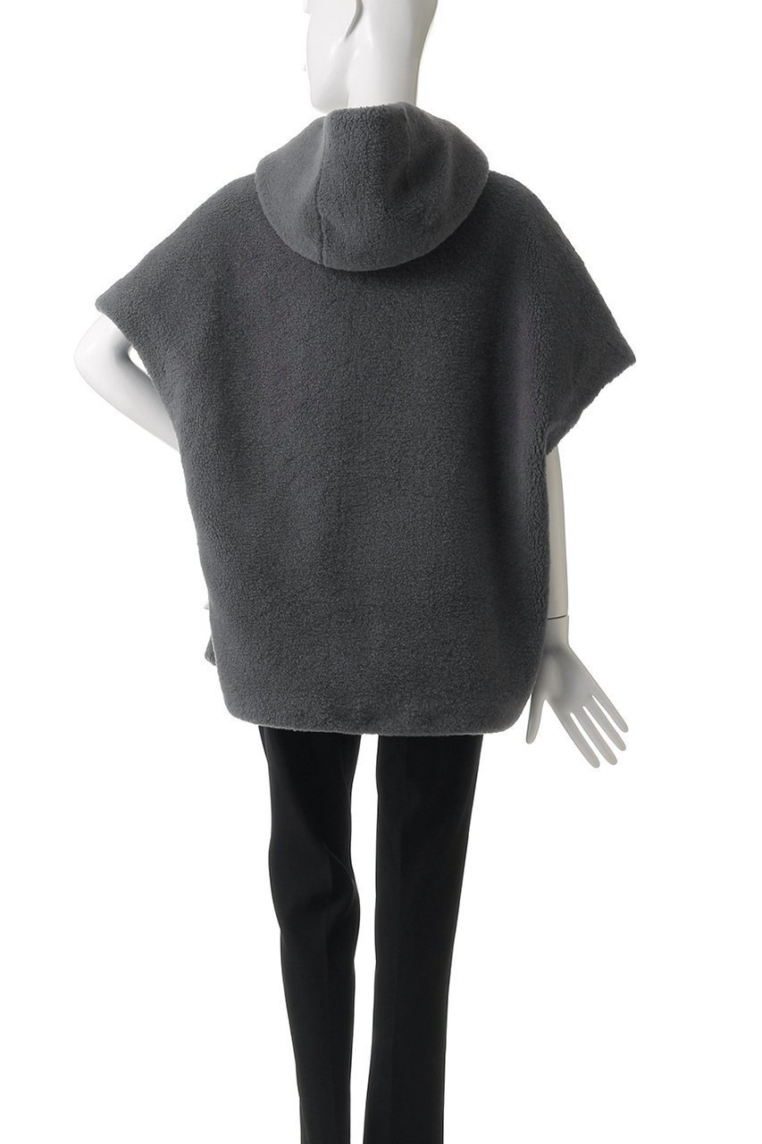 【リナージオ/LIGNAGGIO】のECOPEL ラムシャーリング風フレンチスリーブフードジレ 人気、トレンドファッション・服の通販 founy(ファニー) 　ファッション　Fashion　レディースファッション　Fashion for Women　アウター　Coat / Outerwear Collection　レディースジャケット・軽アウター　Jackets　シャーリング　Shirring, Ruched　ジャケット　Jacket, Outerwear　トレンド　Trend, Trending Now　ファブリック　Fabric, Textile　ベスト　Vest, Waistcoat　新作・新入荷　New Arrivals / New In　other-4|ID: prp329100004732967 ipo3291000000034187457