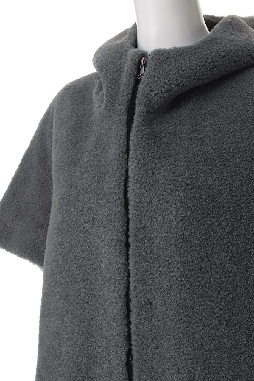 【リナージオ/LIGNAGGIO】のECOPEL ラムシャーリング風フレンチスリーブフードジレ 人気、トレンドファッション・服の通販 founy(ファニー) 　ファッション　Fashion　レディースファッション　Fashion for Women　アウター　Coat / Outerwear Collection　レディースジャケット・軽アウター　Jackets　シャーリング　Shirring, Ruched　ジャケット　Jacket, Outerwear　トレンド　Trend, Trending Now　ファブリック　Fabric, Textile　ベスト　Vest, Waistcoat　新作・新入荷　New Arrivals / New In　other-5|ID: prp329100004732967 ipo3291000000034187458