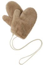 【リナージオ/LIGNAGGIO】のミンク風フェイクミトン モカブラウン|ID:prp329100004732968