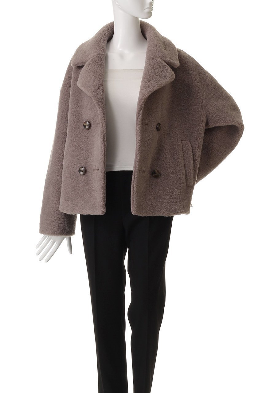 【リナージオ/LIGNAGGIO】のECOPELラムシャーリング風ショートジャケット 人気、トレンドファッション・服の通販 founy(ファニー) ファッション Fashion レディースファッション Fashion for Women アウター Coat / Outerwear Collection レディースジャケット・軽アウター Jackets シャーリング Shirring, Ruched ショート Short, Short Length ジャケット Jacket, Outerwear バランス Balance, Style Balance ボトム Bottoms, Lower Wear リアル Real, Realistic 再入荷 Restock / Back in Stock other-7|ID: prp329100004732969 ipo3291000000035888955