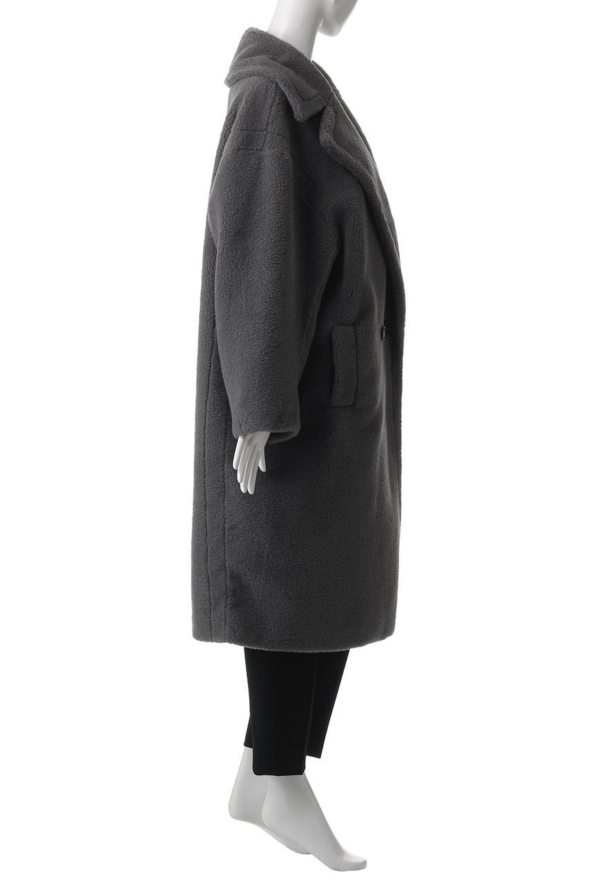 【リナージオ/LIGNAGGIO】のECOPELラムシャーリング風コート 人気、トレンドファッション・服の通販 founy(ファニー) 　ファッション　Fashion　レディースファッション　Fashion for Women　アウター　Coat / Outerwear Collection　コート・ロングコート・ピーコート　Long Coats, Peacoats & More　シャーリング　Shirring, Ruched　デニム　Denim, Jeans Material　リュクス　Luxury, Elegant, High-End, Chic　ロング　Long, Long-Length　新作・新入荷　New Arrivals / New In　A/W・秋冬　Autumn/Winter　other-3|ID: prp329100004732970 ipo3291000000034187481