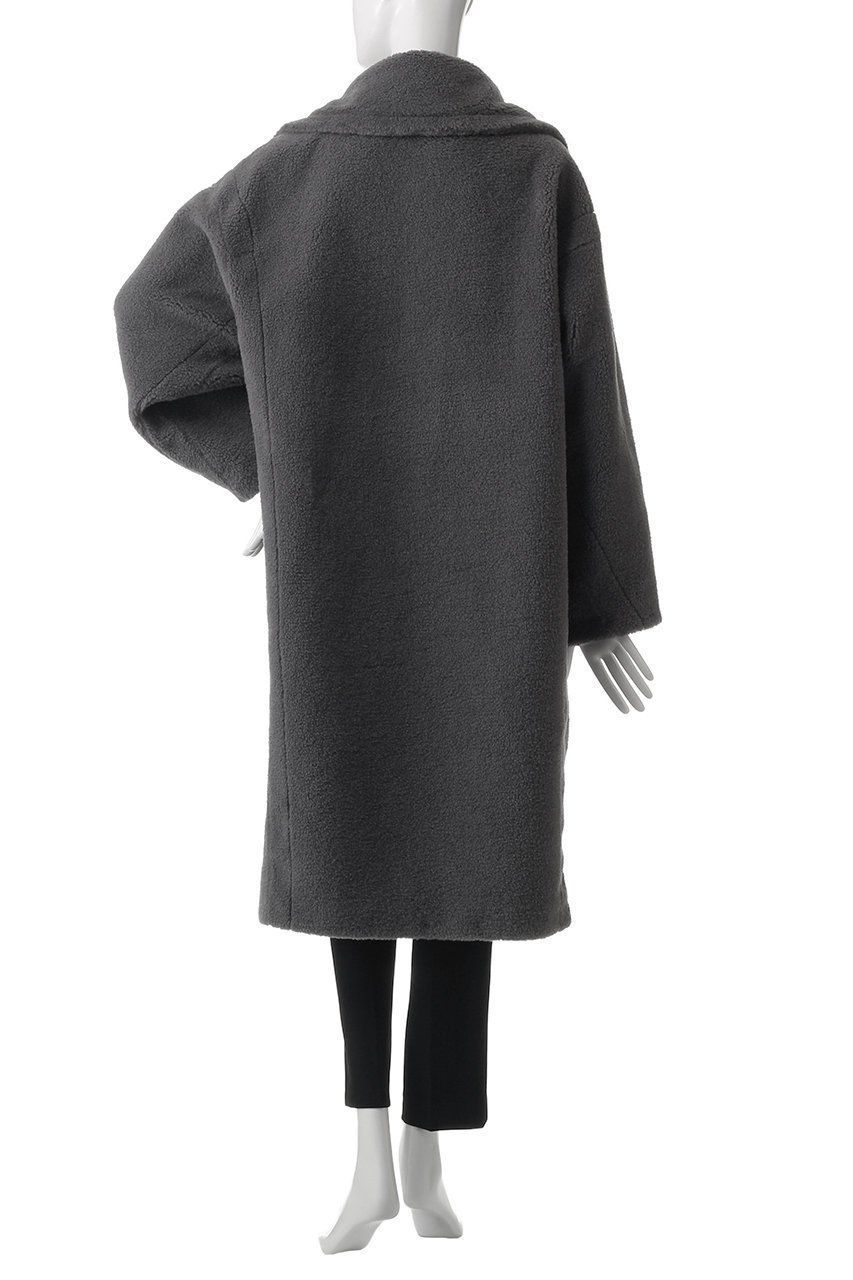 【リナージオ/LIGNAGGIO】のECOPELラムシャーリング風コート 人気、トレンドファッション・服の通販 founy(ファニー) 　ファッション　Fashion　レディースファッション　Fashion for Women　アウター　Coat / Outerwear Collection　コート・ロングコート・ピーコート　Long Coats, Peacoats & More　シャーリング　Shirring, Ruched　デニム　Denim, Jeans Material　リュクス　Luxury, Elegant, High-End, Chic　ロング　Long, Long-Length　新作・新入荷　New Arrivals / New In　A/W・秋冬　Autumn/Winter　other-4|ID: prp329100004732970 ipo3291000000034187482