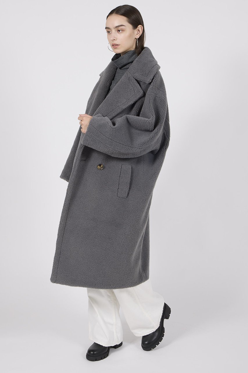 【リナージオ/LIGNAGGIO】のECOPELラムシャーリング風コート 人気、トレンドファッション・服の通販 founy(ファニー) ファッション Fashion レディースファッション Fashion for Women アウター Coat / Outerwear Collection コート・ロングコート・ピーコート Long Coats, Peacoats & More シャーリング Shirring, Ruched デニム Denim, Jeans Material リュクス Luxury, Elegant, High-End, Chic ロング Long, Long-Length A/W・秋冬 Autumn/Winter other-8|ID: prp329100004732970 ipo3291000000035445123