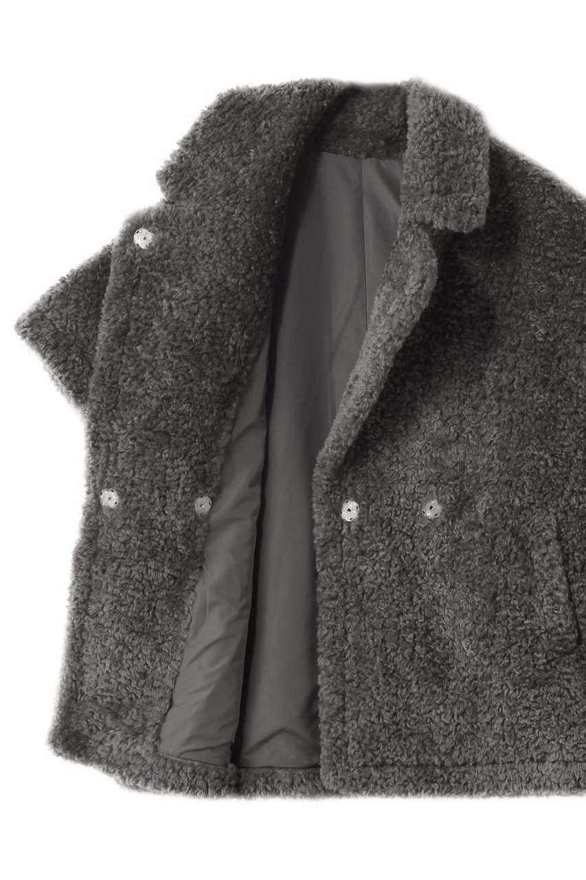 【リナージオ/LIGNAGGIO】のラム風フェイクフレンチスリープジレ 人気、トレンドファッション・服の通販 founy(ファニー) 　ファッション　Fashion　レディースファッション　Fashion for Women　アウター　Coat / Outerwear Collection　レディースジャケット・軽アウター　Jackets　ジャケット　Jacket, Outerwear　フェイク　Faux, Fake　ベスト　Vest, Waistcoat　新作・新入荷　New Arrivals / New In　other-6|ID: prp329100004732972 ipo3291000000034187501
