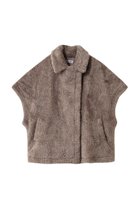 【リナージオ/LIGNAGGIO】のラム風フェイクフレンチスリープジレ モカ|ID:prp329100004732972