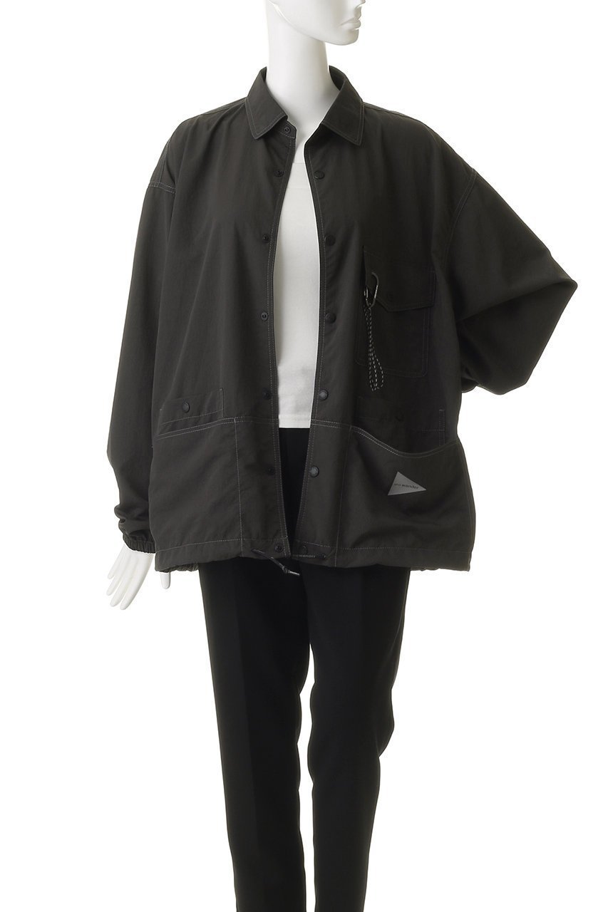 【アンドワンダー/and wander】の【UNISEX】crinkled nylon シャツ ジャケット 人気、トレンドファッション・服の通販 founy(ファニー) 　ファッション　Fashion　レディースファッション　Fashion for Women　アウター　Coat / Outerwear Collection　レディースジャケット・軽アウター　Jackets　ブルゾンジャケット・スポーティアウター　Blouson Jackets　ユニセックス　Unisex, Genderless　アウトドア　Outdoor Clothing　ジャケット　Jacket, Outerwear　ブルゾン　Blouson, Bomber Jacket　ポケット　Pocket, Pocket Detail　新作・新入荷　New Arrivals / New In　軽量　Lightweight, Ultra Light　other-8|ID: prp329100004732974 ipo3291000000034187520