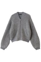 【アルアバイル/allureville】のニットボアブルゾン グレー|ID:prp329100004732976