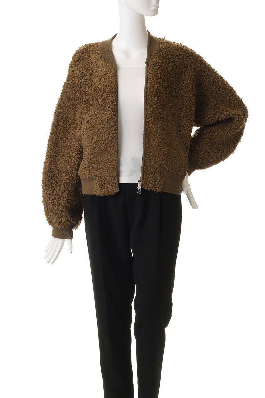 【アルアバイル/allureville】のニットボアブルゾン 人気、トレンドファッション・服の通販 founy(ファニー) 　ファッション　Fashion　レディースファッション　Fashion for Women　アウター　Coat / Outerwear Collection　レディースジャケット・軽アウター　Jackets　ブルゾンジャケット・スポーティアウター　Blouson Jackets　インナー　Innerwear　ジャケット　Jacket, Outerwear　ストレッチ　Stretch, Stretchy Fabric　スポーティ　Sporty, Casual Athletic　ブルゾン　Blouson, Bomber Jacket　モコモコ　Fuzzy, Fluffy　冬　Winter / This Winter　秋　Autumn　A/W・秋冬　Autumn/Winter　other-7|ID: prp329100004732976 ipo3291000000036104692