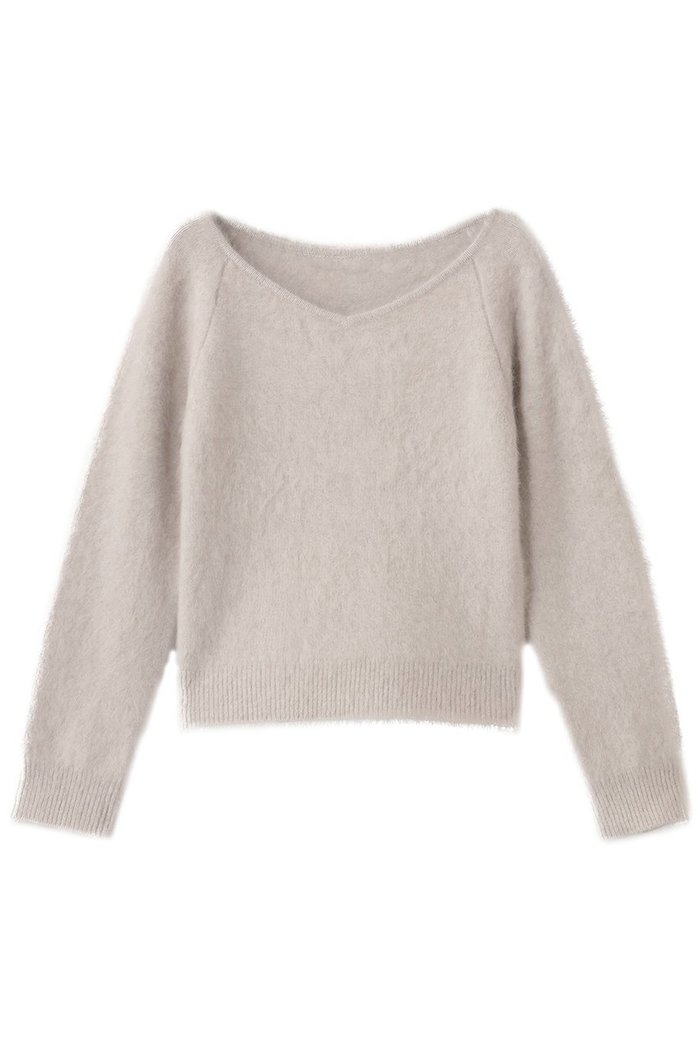 【アルアバイル/allureville】の【Loulou Willoughby】カシミヤブレンドファー加工プルオーバー インテリア・キッズ・メンズ・レディースファッション・服の通販 founy(ファニー) https://founy.com/ ファッション Fashion レディースファッション Fashion for Women トップス・カットソー Cut & Sew Tops ニット Knit Tops & Sweaters カジュアルプルオーバー・ニットトップス Pullovers & Knit Tops / Casual Pullovers コンパクト Compact, Small Size デニム Denim, Jeans Material バランス Balance, Style Balance フレア Flare, Flared ミックス Mix, Mixed Style 新作・新入荷 New Arrivals / New In |ID: prp329100004732978 ipo3291000000034187543