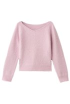 【アルアバイル/allureville】の【Loulou Willoughby】カシミヤブレンドファー加工プルオーバー 人気、トレンドファッション・服の通販 founy(ファニー) ファッション Fashion レディースファッション Fashion for Women トップス・カットソー Cut & Sew Tops ニット Knit Tops & Sweaters カジュアルプルオーバー・ニットトップス Pullovers & Knit Tops / Casual Pullovers コンパクト Compact, Small Size デニム Denim, Jeans Material バランス Balance, Style Balance フレア Flare, Flared ミックス Mix, Mixed Style 新作・新入荷 New Arrivals / New In thumbnail ライトピンク|ID: prp329100004732978 ipo3291000000034187545