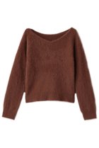 【アルアバイル/allureville】の【Loulou Willoughby】カシミヤブレンドファー加工プルオーバー 人気、トレンドファッション・服の通販 founy(ファニー) ファッション Fashion レディースファッション Fashion for Women トップス・カットソー Cut & Sew Tops ニット Knit Tops & Sweaters カジュアルプルオーバー・ニットトップス Pullovers & Knit Tops / Casual Pullovers コンパクト Compact, Small Size デニム Denim, Jeans Material バランス Balance, Style Balance フレア Flare, Flared ミックス Mix, Mixed Style 新作・新入荷 New Arrivals / New In thumbnail キャメル|ID: prp329100004732978 ipo3291000000034187546