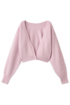 【アルアバイル/allureville】の【Loulou Willoughby】カシミヤブレンドファー加工V カーディガン ライトピンク|ID: prp329100004732979 ipo3291000000035754498