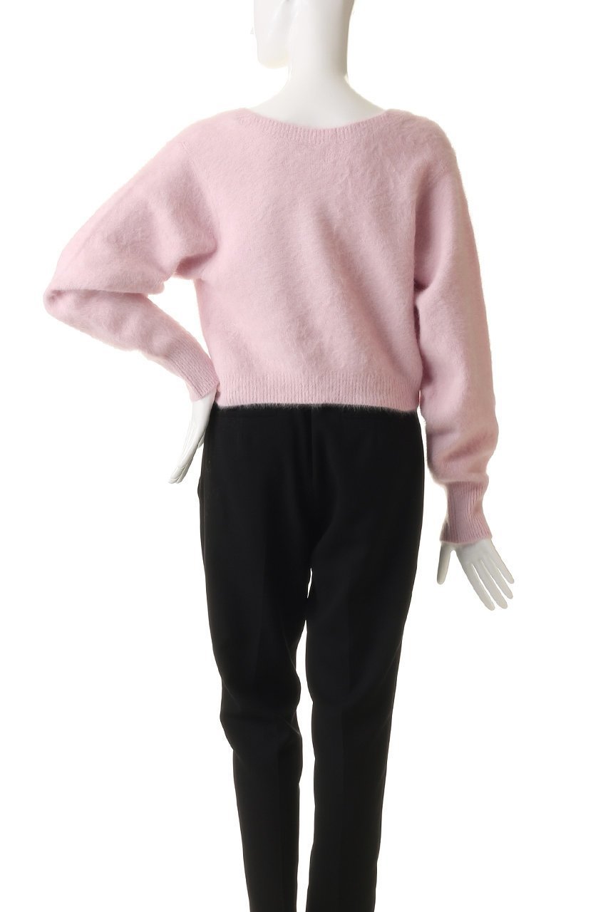 【アルアバイル/allureville】の【Loulou Willoughby】カシミヤブレンドファー加工V カーディガン 人気、トレンドファッション・服の通販 founy(ファニー) 　ファッション　Fashion　レディースファッション　Fashion for Women　トップス・カットソー　Cut & Sew Tops　ニット　Knit Tops & Sweaters　カーディガン・羽織り　Layered Style Cardigans　カシュクール　Wrap Design　カーディガン　Cardigan, Knitwear　クロップド　Cropped, Short Length　コンパクト　Compact, Small Size　トレンド　Trend, Trending Now　ボトム　Bottoms, Lower Wear　ワイド　Wide, Wide Fit　other-4|ID: prp329100004732979 ipo3291000000036019935