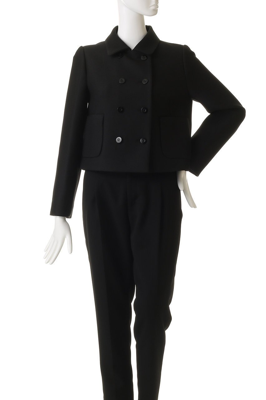 【アルアバイル/allureville】の【Loulou Willoughby】ブライトウーリーステンカラージャケット 人気、トレンドファッション・服の通販 founy(ファニー) 　ファッション　Fashion　レディースファッション　Fashion for Women　アウター　Coat / Outerwear Collection　レディースジャケット・軽アウター　Jackets　コンパクト　Compact, Small Size　ショート　Short, Short Length　ジャケット　Jacket, Outerwear　トレンド　Trend, Trending Now　新作・新入荷　New Arrivals / New In　other-2|ID: prp329100004732980 ipo3291000000034187565