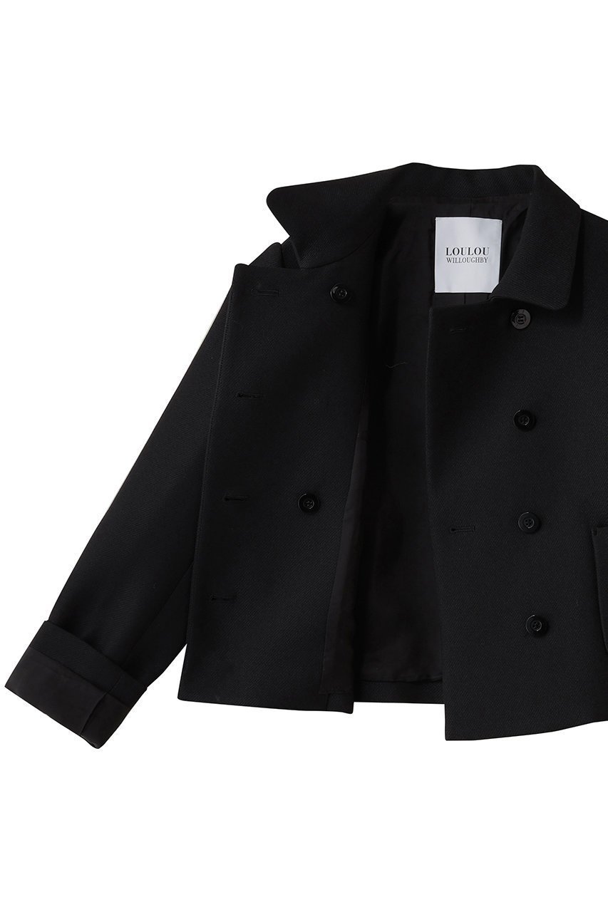 【アルアバイル/allureville】の【Loulou Willoughby】ブライトウーリーステンカラージャケット 人気、トレンドファッション・服の通販 founy(ファニー) 　ファッション　Fashion　レディースファッション　Fashion for Women　アウター　Coat / Outerwear Collection　レディースジャケット・軽アウター　Jackets　コンパクト　Compact, Small Size　ショート　Short, Short Length　ジャケット　Jacket, Outerwear　トレンド　Trend, Trending Now　新作・新入荷　New Arrivals / New In　other-6|ID: prp329100004732980 ipo3291000000034187569