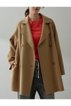 【ウィムガゼット/Whim Gazette】のリバーPコート 人気、トレンドファッション・服の通販 founy(ファニー) ファッション Fashion レディースファッション Fashion for Women アウター Coat / Outerwear Collection コート・ロングコート・ピーコート Long Coats, Peacoats & More Pコート Pea Coats インナー Innerwear ショート Short, Short Length ベーシック Basic, Essential ロング Long, Long-Length エレガント 上品 Elegant 新作・新入荷 New Arrivals / New In 防寒 Cold Protection, Winter-Ready thumbnail キャメル|ID: prp329100004732982 ipo3291000000034187582