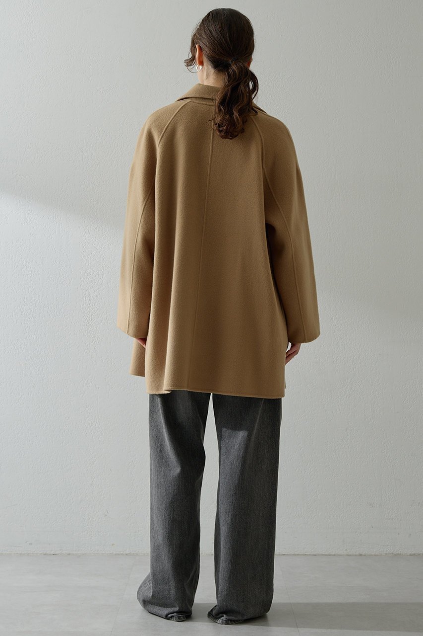 【ウィムガゼット/Whim Gazette】のリバーPコート 人気、トレンドファッション・服の通販 founy(ファニー) 　ファッション　Fashion　レディースファッション　Fashion for Women　アウター　Coat / Outerwear Collection　コート・ロングコート・ピーコート　Long Coats, Peacoats & More　Pコート　Pea Coats　インナー　Innerwear　ショート　Short, Short Length　ベーシック　Basic, Essential　ロング　Long, Long-Length　エレガント 上品　Elegant　防寒　Cold Protection, Winter-Ready　other-4|ID: prp329100004732982 ipo3291000000035754520