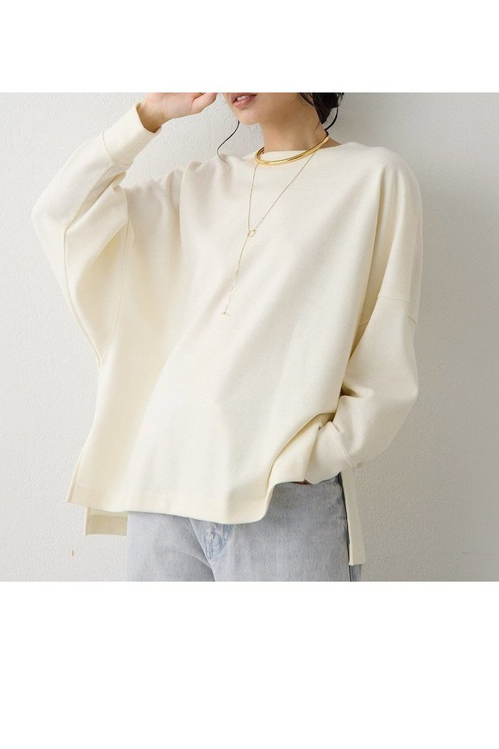 【ウィムガゼット/Whim Gazette】の圧縮スムースワイドプルオーバー インテリア・キッズ・メンズ・レディースファッション・服の通販 founy(ファニー) https://founy.com/ ファッション Fashion レディースファッション Fashion for Women トップス・カットソー Cut & Sew Tops シャツ・ブラウス・オフィスカジュアル Elegant Blouses & Button-Ups ロングTシャツ・Tシャツ Longline T-Shirts & Tees カジュアルプルオーバー・ニットトップス Pullovers & Knit Tops / Casual Pullovers カットソー・ベーシックTシャツ Cut-and-Sewn Tops / Stretch Tees & Basics おすすめ Recommended / Our Picks なめらか Smooth, Silky Texture カットソー Cut and Sewn Top シンプル Simple, Minimal スリーブ Sleeve, Long Sleeve / Short Sleeve セットアップ Set-Up, Coordinated Outfit バランス Balance, Style Balance リラックス Relax, Relaxed Fit ロング Long, Long-Length ワイド Wide, Wide Fit エレガント 上品 Elegant 新作・新入荷 New Arrivals / New In |ID: prp329100004732983 ipo3291000000034187590