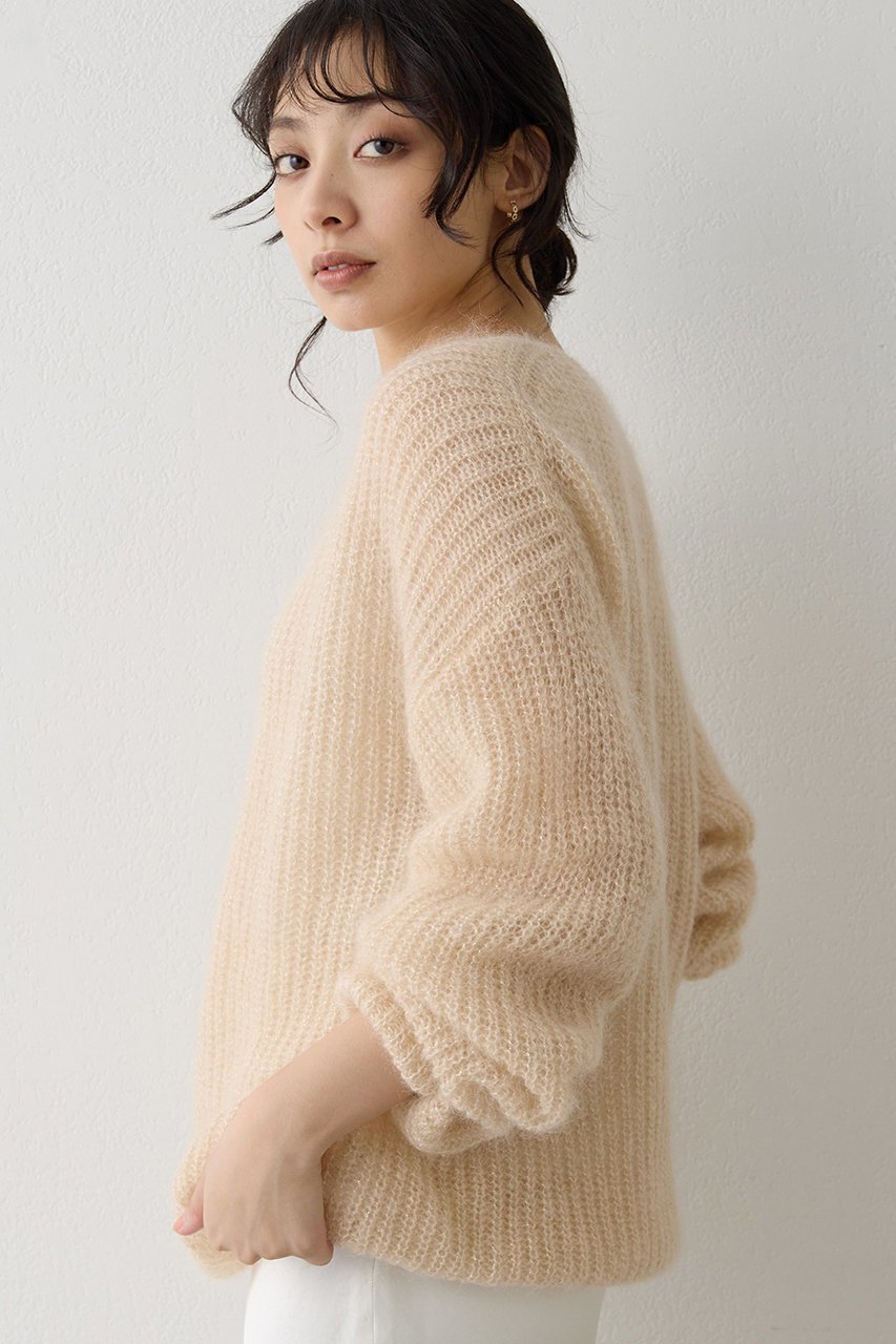 【ウィムガゼット/Whim Gazette】のラメモヘヤニットプルオーバー 人気、トレンドファッション・服の通販 founy(ファニー) 　ファッション　Fashion　レディースファッション　Fashion for Women　トップス・カットソー　Cut & Sew Tops　ニット　Knit Tops & Sweaters　カジュアルプルオーバー・ニットトップス　Pullovers & Knit Tops / Casual Pullovers　おすすめ　Recommended / Our Picks　なめらか　Smooth, Silky Texture　シンプル　Simple, Minimal　エレガント 上品　Elegant　新作・新入荷　New Arrivals / New In　other-3|ID: prp329100004732984 ipo3291000000034187602