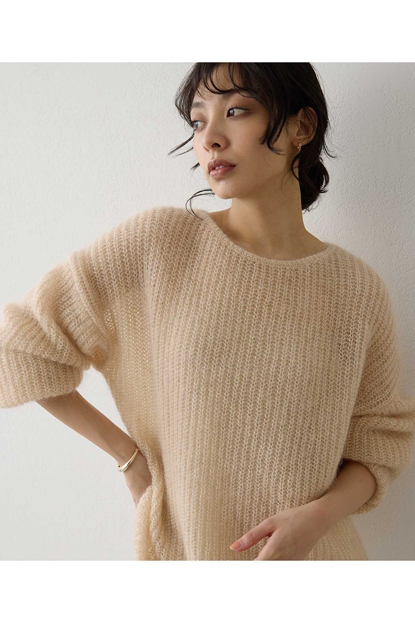 【ウィムガゼット/Whim Gazette】のラメモヘヤニットプルオーバー 人気、トレンドファッション・服の通販 founy(ファニー) 　ファッション　Fashion　レディースファッション　Fashion for Women　トップス・カットソー　Cut & Sew Tops　ニット　Knit Tops & Sweaters　カジュアルプルオーバー・ニットトップス　Pullovers & Knit Tops / Casual Pullovers　おすすめ　Recommended / Our Picks　なめらか　Smooth, Silky Texture　シンプル　Simple, Minimal　エレガント 上品　Elegant　other-2|ID: prp329100004732984 ipo3291000000036078490