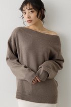 【ウィムガゼット/Whim Gazette】のW/Caオフショルプルオーバー モカ|ID: prp329100004732985 ipo3291000000035754534