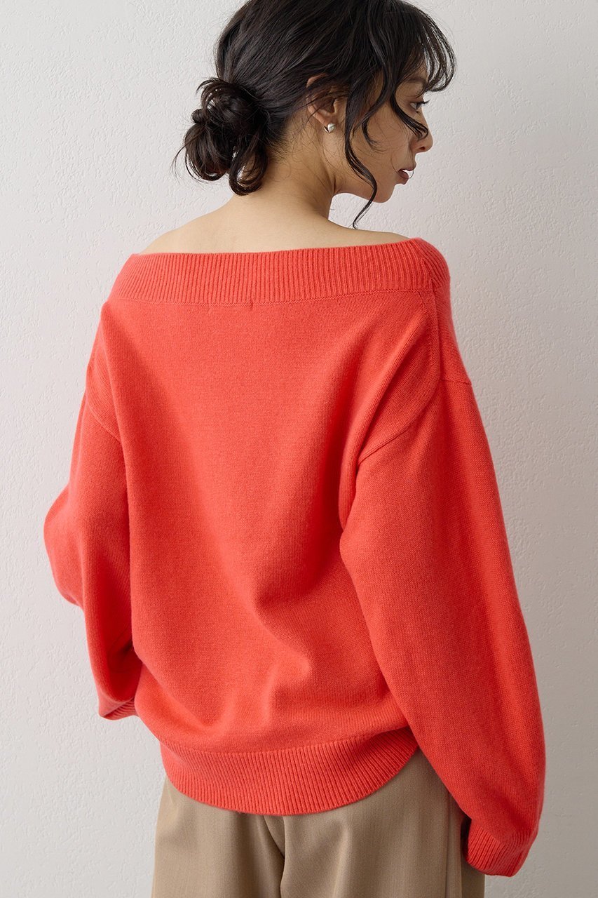 【ウィムガゼット/Whim Gazette】のW/Caオフショルプルオーバー 人気、トレンドファッション・服の通販 founy(ファニー) 　ファッション　Fashion　レディースファッション　Fashion for Women　トップス・カットソー　Cut & Sew Tops　ニット　Knit Tops & Sweaters　カジュアルプルオーバー・ニットトップス　Pullovers & Knit Tops / Casual Pullovers　おすすめ　Recommended / Our Picks　オレンジ　Orange　セットアップ　Set-Up, Coordinated Outfit　フェミニン　Feminine, Girly　エレガント 上品　Elegant　冬　Winter / This Winter　秋　Autumn　other-3|ID: prp329100004732985 ipo3291000000035754538