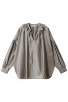 【デパリエ/DEPAREILLE】のシアータフタフリルブラウス グレー|ID: prp329100004732992 ipo3291000000035754558