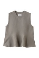 【ミディウミソリッド/MIDIUMISOLID】のpeplum vest ベスト 人気、トレンドファッション・服の通販 founy(ファニー) ファッション Fashion レディースファッション Fashion for Women トップス・カットソー Cut & Sew Tops ニット Knit Tops & Sweaters ベスト&ジレ / 重ね着スタイル Vests & Gilets カジュアルプルオーバー・ニットトップス Pullovers & Knit Tops / Casual Pullovers インナー Innerwear ジャケット Jacket, Outerwear フレア Flare, Flared ベスト Vest, Waistcoat ペプラム Peplum, Flared Hem 新作・新入荷 New Arrivals / New In |ID:prp329100004732994