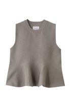 【ミディウミソリッド/MIDIUMISOLID】のpeplum vest ベスト 人気、トレンドファッション・服の通販 founy(ファニー) ファッション Fashion レディースファッション Fashion for Women トップス・カットソー Cut & Sew Tops ニット Knit Tops & Sweaters ベスト&ジレ / 重ね着スタイル Vests & Gilets カジュアルプルオーバー・ニットトップス Pullovers & Knit Tops / Casual Pullovers インナー Innerwear ジャケット Jacket, Outerwear フレア Flare, Flared ベスト Vest, Waistcoat ペプラム Peplum, Flared Hem 新作・新入荷 New Arrivals / New In thumbnail beige|ID: prp329100004732994 ipo3291000000034187706