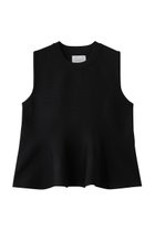 【ミディウミソリッド/MIDIUMISOLID】のペプラムベスト 人気、トレンドファッション・服の通販 founy(ファニー) ファッション Fashion レディースファッション Fashion for Women トップス・カットソー Cut & Sew Tops ニット Knit Tops & Sweaters ベスト&ジレ / 重ね着スタイル Vests & Gilets カジュアルプルオーバー・ニットトップス Pullovers & Knit Tops / Casual Pullovers インナー Innerwear ジャケット Jacket, Outerwear フレア Flare, Flared ベスト Vest, Waistcoat ペプラム Peplum, Flared Hem thumbnail black|ID: prp329100004732994 ipo3291000000036004928