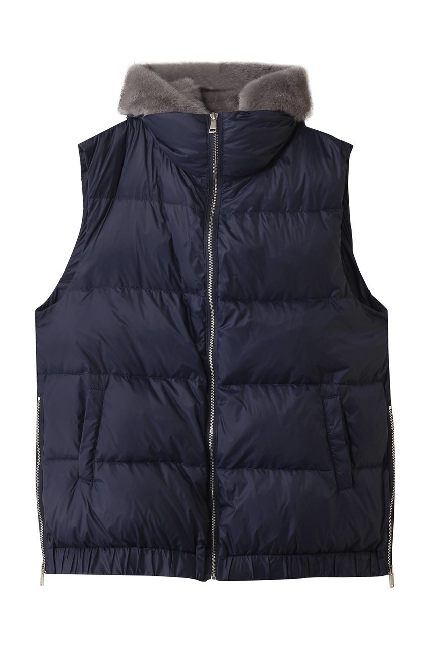 【リナージオ/LIGNAGGIO】のミンク風フェイクダウンジレ 人気、トレンドファッション・服の通販 founy(ファニー) 　ファッション　Fashion　レディースファッション　Fashion for Women　アウター　Coat / Outerwear Collection　レディースジャケット・軽アウター　Jackets　シンプル　Simple, Minimal　ジャケット　Jacket, Outerwear　ダウン　Down, Puffer　フェイクファー　Faux Fur, Imitation Fur　ベスト　Vest, Waistcoat　リュクス　Luxury, Elegant, High-End, Chic　新作・新入荷　New Arrivals / New In　A/W・秋冬　Autumn/Winter　 other-1|ID: prp329100004732998 ipo3291000000034187754