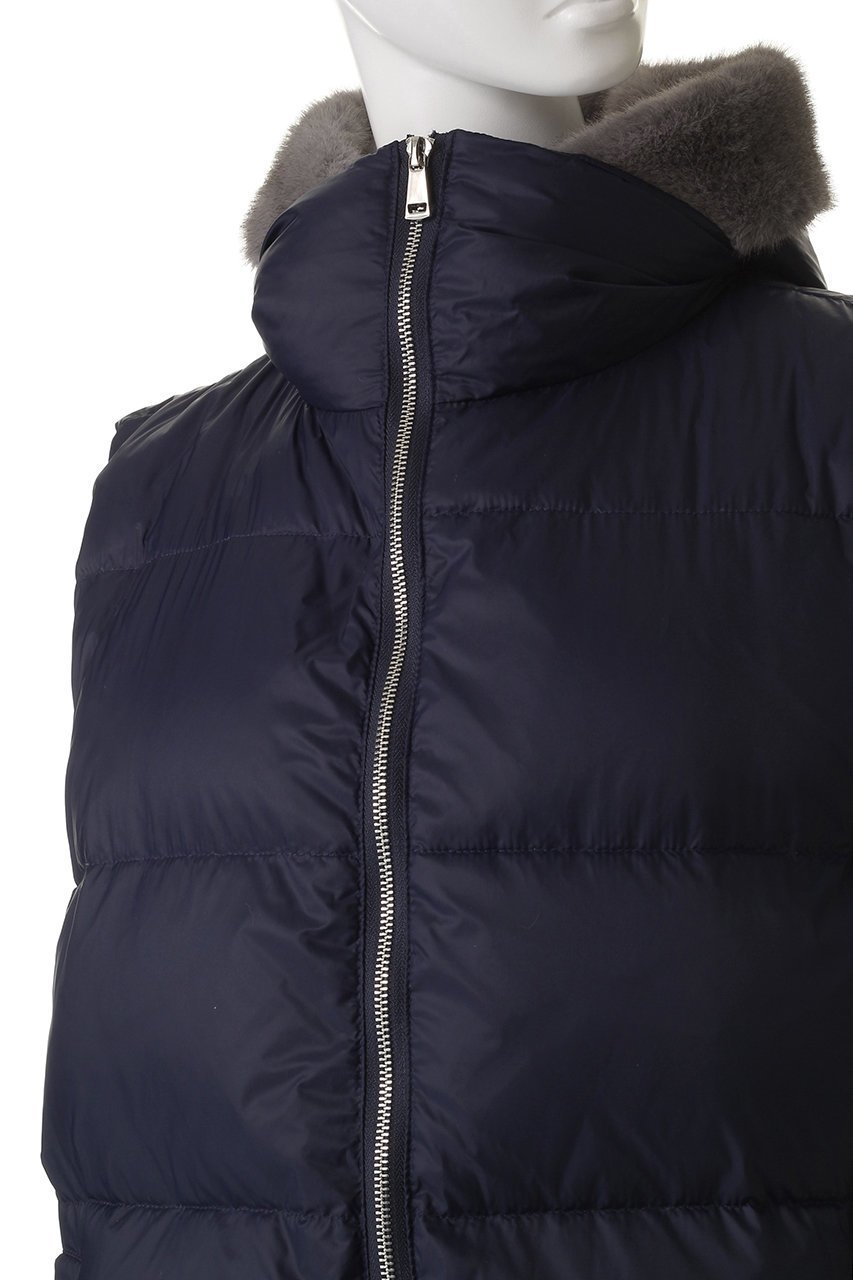 【リナージオ/LIGNAGGIO】のミンク風フェイクダウンジレ 人気、トレンドファッション・服の通販 founy(ファニー) 　ファッション　Fashion　レディースファッション　Fashion for Women　アウター　Coat / Outerwear Collection　レディースジャケット・軽アウター　Jackets　シンプル　Simple, Minimal　ジャケット　Jacket, Outerwear　ダウン　Down, Puffer　フェイクファー　Faux Fur, Imitation Fur　ベスト　Vest, Waistcoat　リュクス　Luxury, Elegant, High-End, Chic　新作・新入荷　New Arrivals / New In　A/W・秋冬　Autumn/Winter　other-5|ID: prp329100004732998 ipo3291000000034187763