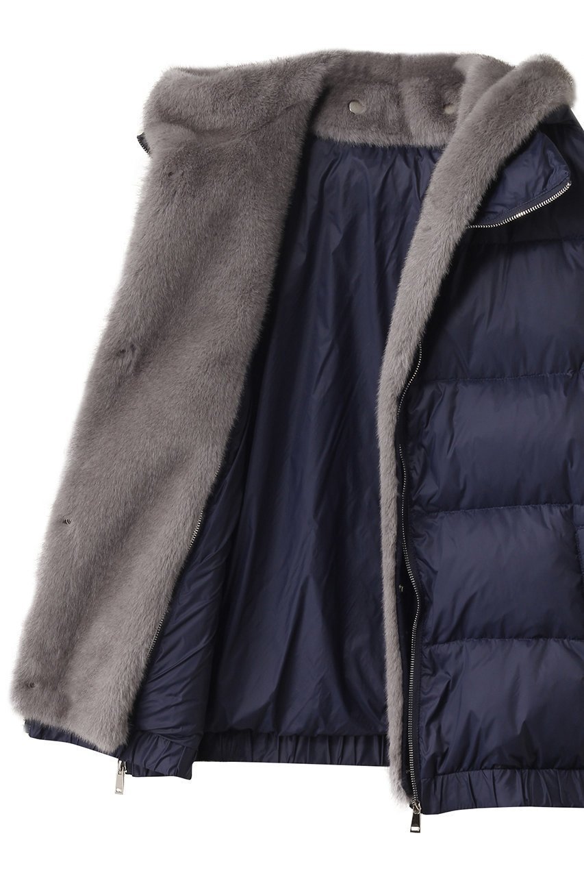 【リナージオ/LIGNAGGIO】のミンク風フェイクダウンジレ 人気、トレンドファッション・服の通販 founy(ファニー) 　ファッション　Fashion　レディースファッション　Fashion for Women　アウター　Coat / Outerwear Collection　レディースジャケット・軽アウター　Jackets　シンプル　Simple, Minimal　ジャケット　Jacket, Outerwear　ダウン　Down, Puffer　フェイクファー　Faux Fur, Imitation Fur　ベスト　Vest, Waistcoat　リュクス　Luxury, Elegant, High-End, Chic　新作・新入荷　New Arrivals / New In　A/W・秋冬　Autumn/Winter　other-6|ID: prp329100004732998 ipo3291000000034187764