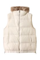 【リナージオ/LIGNAGGIO】のミンク風フェイクダウンジレ 人気、トレンドファッション・服の通販 founy(ファニー) ファッション Fashion レディースファッション Fashion for Women アウター Coat / Outerwear Collection レディースジャケット・軽アウター Jackets シンプル Simple, Minimal ジャケット Jacket, Outerwear ダウン Down, Puffer フェイクファー Faux Fur, Imitation Fur ベスト Vest, Waistcoat リュクス Luxury, Elegant, High-End, Chic A/W・秋冬 Autumn/Winter thumbnail ベージュ×ホワイト|ID: prp329100004732998 ipo3291000000034269210