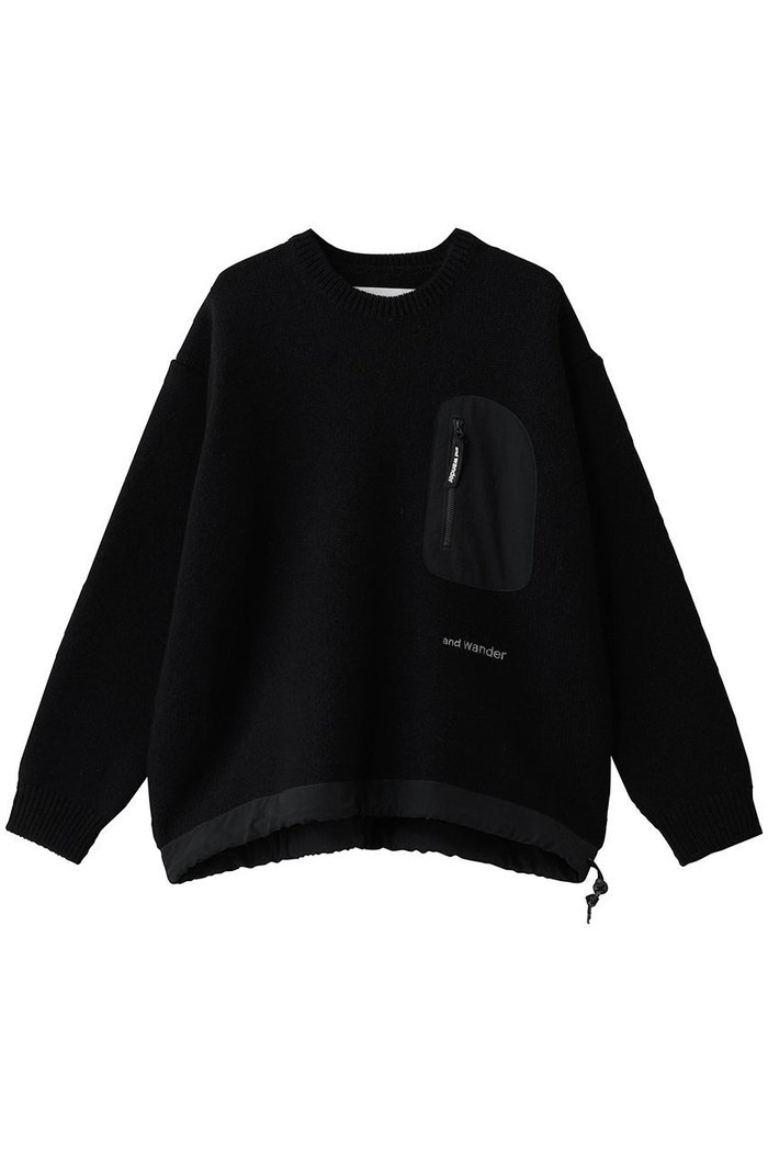 【アンドワンダー/and wander】の【UNISEX】shetland wool セーター インテリア・キッズ・メンズ・レディースファッション・服の通販 founy(ファニー) https://founy.com/ ファッション Fashion レディースファッション Fashion for Women トップス・カットソー Cut & Sew Tops ニット Knit Tops & Sweaters カジュアルプルオーバー・ニットトップス Pullovers & Knit Tops / Casual Pullovers ユニセックス Unisex, Genderless アウトドア Outdoor Clothing セーター Sweater, Knitwear ドローコード Drawcord, Drawstring Cord ポケット Pocket, Pocket Detail 新作・新入荷 New Arrivals / New In |ID: prp329100004734394 ipo3291000000034198530