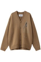 【アンドワンダー/and wander】の【UNISEX】shetland wool カーディガン ベージュ|ID:prp329100004734395