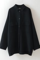 【ハー/HER.】の【10/16 12:00販売開始】メルトンリバーシャツジャケット 人気、トレンドファッション・服の通販 founy(ファニー) ファッション Fashion レディースファッション Fashion for Women アウター Coat / Outerwear Collection レディースジャケット・軽アウター Jackets おすすめ Recommended / Our Picks ジャケット Jacket, Outerwear メルトン Melton, Heavy Wool 新作・新入荷 New Arrivals / New In 軽量 Lightweight, Ultra Light |ID:prp329100004735900
