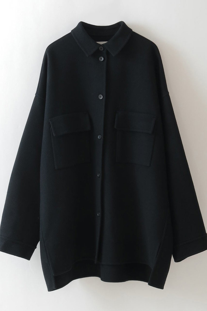 【ハー/HER.】の【10/16 12:00販売開始】メルトンリバーシャツジャケット 人気、トレンドファッション・服の通販 founy(ファニー) 　ファッション　Fashion　レディースファッション　Fashion for Women　アウター　Coat / Outerwear Collection　レディースジャケット・軽アウター　Jackets　おすすめ　Recommended / Our Picks　ジャケット　Jacket, Outerwear　メルトン　Melton, Heavy Wool　新作・新入荷　New Arrivals / New In　軽量　Lightweight, Ultra Light　 other-1|ID: prp329100004735900 ipo3291000000034209488