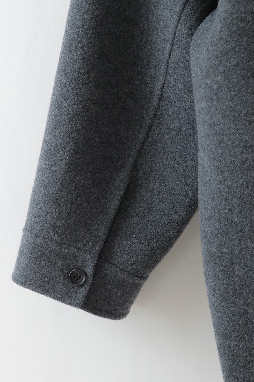 【ハー/HER.】の【10/16 12:00販売開始】メルトンリバーシャツジャケット 人気、トレンドファッション・服の通販 founy(ファニー) 　ファッション　Fashion　レディースファッション　Fashion for Women　アウター　Coat / Outerwear Collection　レディースジャケット・軽アウター　Jackets　おすすめ　Recommended / Our Picks　ジャケット　Jacket, Outerwear　メルトン　Melton, Heavy Wool　新作・新入荷　New Arrivals / New In　軽量　Lightweight, Ultra Light　other-7|ID: prp329100004735900 ipo3291000000034209496