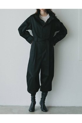 【ハー/HER.】の【10/16 12:00販売開始】コットンギャバジンジャンプスーツ 人気、トレンドファッション・服の通販 founy(ファニー) ファッション Fashion レディースファッション Fashion for Women パンツ Pants & Trousers おすすめ Recommended / Our Picks スタンド Stand Collar, Upright Stand スーツ Suit, Formalwear トレンチ Trench, Trench Coat マニッシュ Mannish, Boyish 新作・新入荷 New Arrivals / New In |ID:prp329100004735902