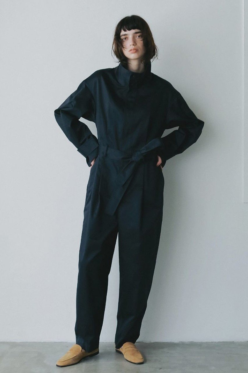 【ハー/HER.】の【10/16 12:00販売開始】コットンギャバジンジャンプスーツ 人気、トレンドファッション・服の通販 founy(ファニー) 　ファッション　Fashion　レディースファッション　Fashion for Women　パンツ　Pants & Trousers　おすすめ　Recommended / Our Picks　スタンド　Stand Collar, Upright Stand　スーツ　Suit, Formalwear　トレンチ　Trench, Trench Coat　マニッシュ　Mannish, Boyish　新作・新入荷　New Arrivals / New In　other-3|ID: prp329100004735902 ipo3291000000034209512