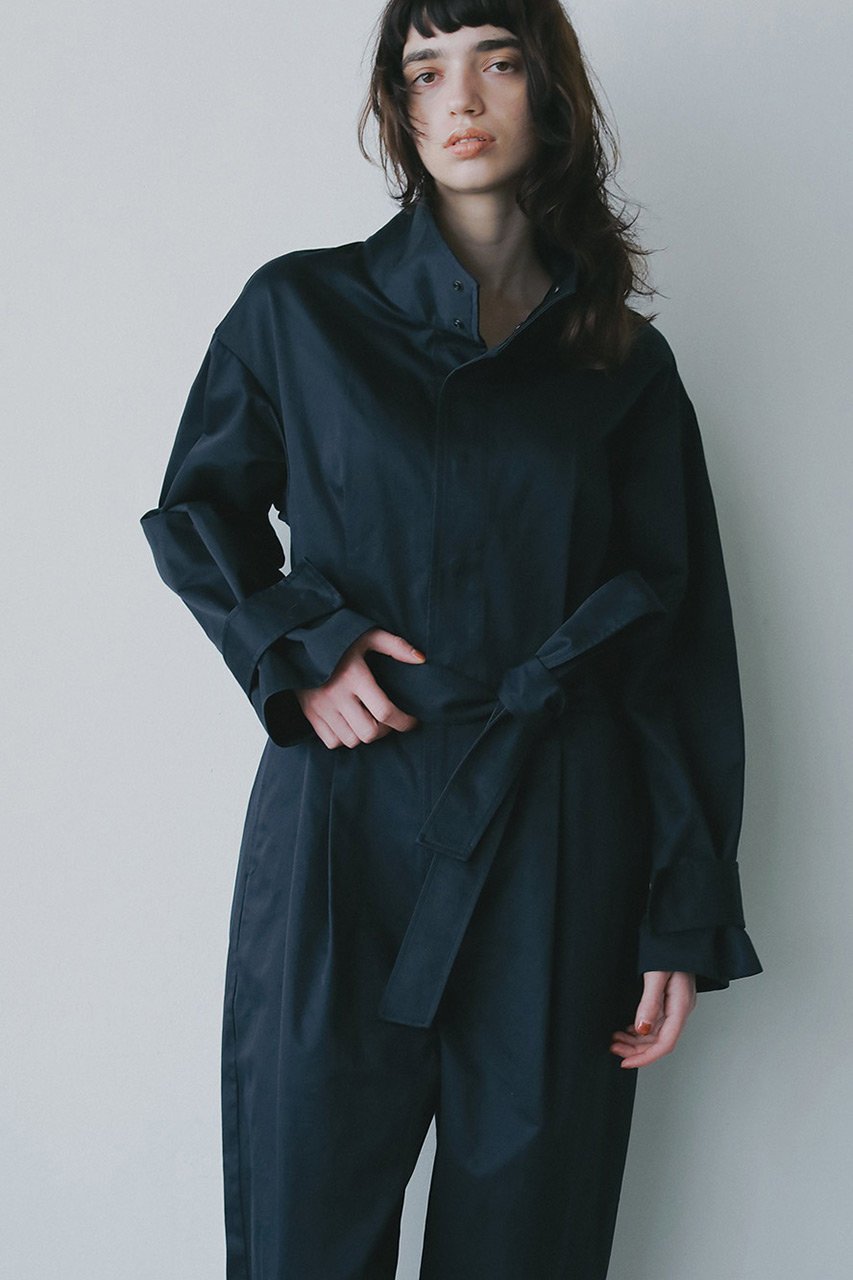 【ハー/HER.】の【10/16 12:00販売開始】コットンギャバジンジャンプスーツ 人気、トレンドファッション・服の通販 founy(ファニー) 　ファッション　Fashion　レディースファッション　Fashion for Women　パンツ　Pants & Trousers　おすすめ　Recommended / Our Picks　スタンド　Stand Collar, Upright Stand　スーツ　Suit, Formalwear　トレンチ　Trench, Trench Coat　マニッシュ　Mannish, Boyish　新作・新入荷　New Arrivals / New In　other-6|ID: prp329100004735902 ipo3291000000034209515
