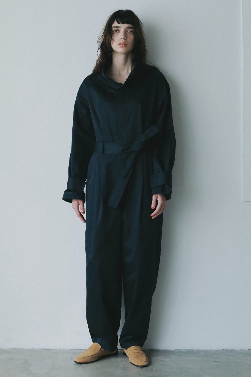 【ハー/HER.】の【10/16 12:00販売開始】コットンギャバジンジャンプスーツ 人気、トレンドファッション・服の通販 founy(ファニー) 　ファッション　Fashion　レディースファッション　Fashion for Women　パンツ　Pants & Trousers　おすすめ　Recommended / Our Picks　スタンド　Stand Collar, Upright Stand　スーツ　Suit, Formalwear　トレンチ　Trench, Trench Coat　マニッシュ　Mannish, Boyish　新作・新入荷　New Arrivals / New In　other-7|ID: prp329100004735902 ipo3291000000034209516
