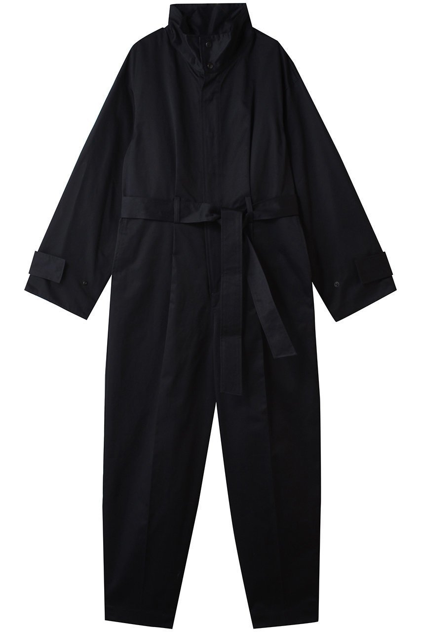 【ハー/HER.】のコットンギャバジンジャンプスーツ インテリア・キッズ・メンズ・レディースファッション・服の通販 founy(ファニー) ファッション Fashion レディースファッション Fashion for Women パンツ Pants & Trousers おすすめ Recommended / Our Picks スタンド Stand Collar, Upright Stand スーツ Suit, Formalwear トレンチ Trench, Trench Coat マニッシュ Mannish, Boyish 再入荷 Restock / Back in Stock ネイビー|ID: prp329100004735902 ipo3291000000035870843