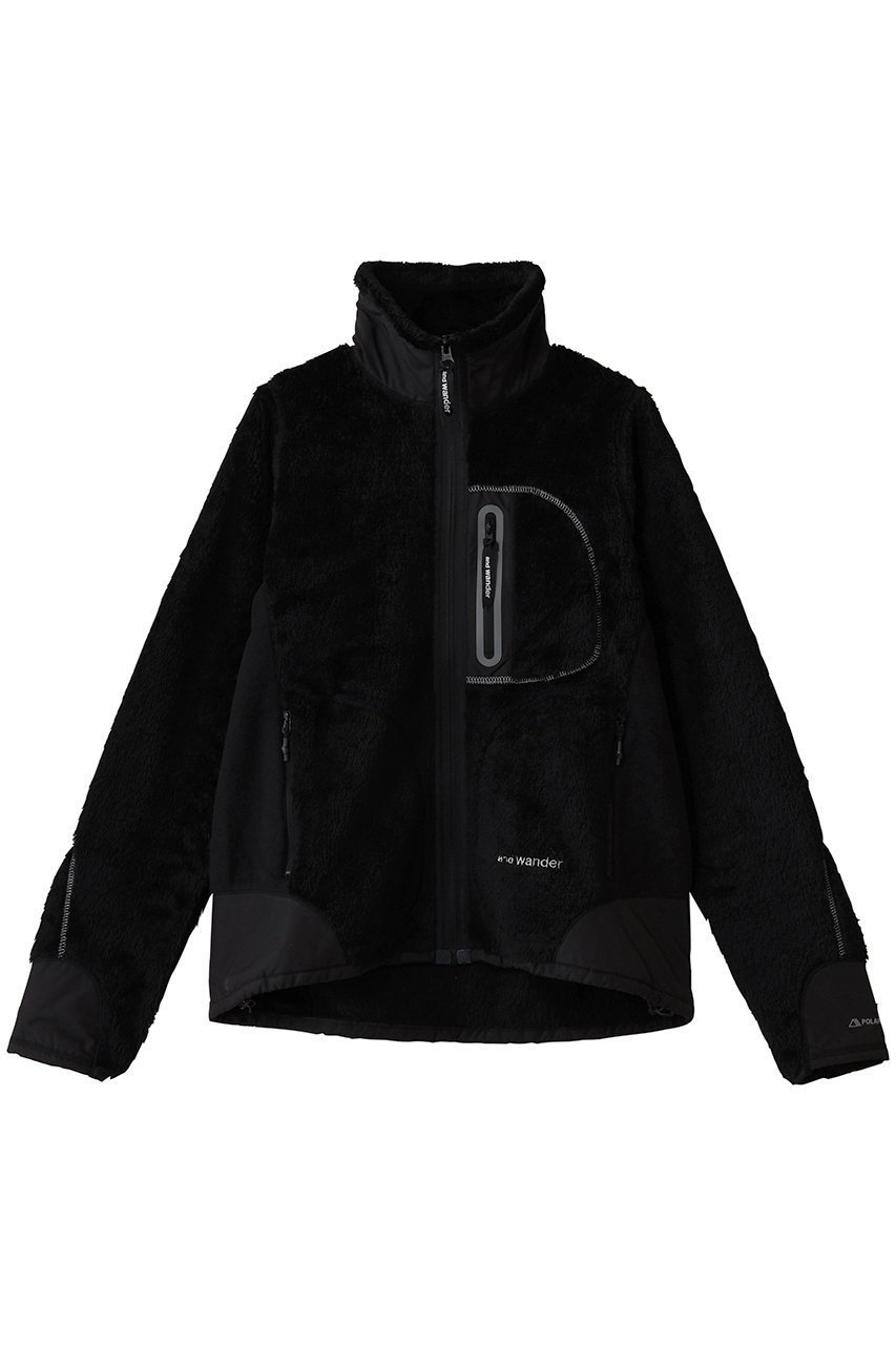 【アンドワンダー/and wander】の【UNISEX】high loft フリース ジャケット インテリア・キッズ・メンズ・レディースファッション・服の通販 founy(ファニー) 　ファッション　Fashion　レディースファッション　Fashion for Women　アウター　Coat / Outerwear Collection　レディースジャケット・軽アウター　Jackets　ブルゾンジャケット・スポーティアウター　Blouson Jackets　ユニセックス　Unisex, Genderless　アウトドア　Outdoor Clothing　ジップ　Zip, Zipper　ジャケット　Jacket, Outerwear　ドローコード　Drawcord, Drawstring Cord　フィット　Fit, Slim Fit　ブルゾン　Blouson, Bomber Jacket　ポケット　Pocket, Pocket Detail　新作・新入荷　New Arrivals / New In　A/W・秋冬　Autumn/Winter　ブラック|ID: prp329100004735903 ipo3291000000034209518