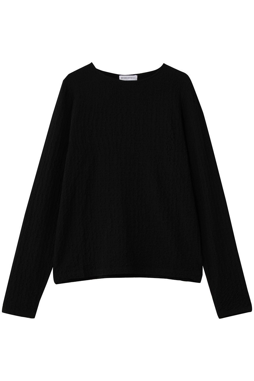 【マイ ウィークネス/MY WEAKNESS】のHilja T Shirt Long インテリア・キッズ・メンズ・レディースファッション・服の通販 founy(ファニー) 　ファッション　Fashion　レディースファッション　Fashion for Women　トップス・カットソー　Cut & Sew Tops　シャツ・ブラウス・オフィスカジュアル　Elegant Blouses & Button-Ups　ロングTシャツ・Tシャツ　Longline T-Shirts & Tees　カットソー・ベーシックTシャツ　Cut-and-Sewn Tops / Stretch Tees & Basics　2025年　2025　2025-2026秋冬・A/W　Autumn/Winter 2025–26 AW25–26　イタリア　Italy　カットソー　Cut and Sewn Top　シンプル　Simple, Minimal　ジャケット　Jacket, Outerwear　スリーブ　Sleeve, Long Sleeve / Short Sleeve　デニム　Denim, Jeans Material　フィット　Fit, Slim Fit　ロング　Long, Long-Length　A/W・秋冬　Autumn/Winter　ブラック|ID: prp329100004735905 ipo3291000000034209537