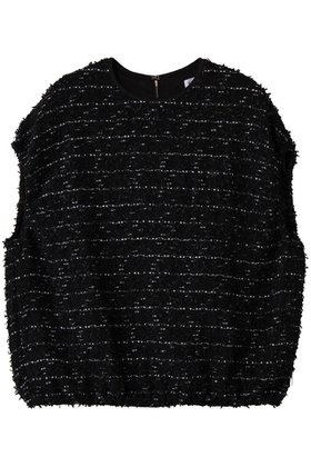 【マイ ウィークネス/MY WEAKNESS】 Hilja Pullover人気、トレンドファッション・服の通販 founy(ファニー) ファッション Fashion レディースファッション Fashion for Women トップス・カットソー Cut & Sew Tops ニット Knit Tops & Sweaters カジュアルプルオーバー・ニットトップス Pullovers & Knit Tops / Casual Pullovers 2025年 2025 2025-2026秋冬・A/W Autumn/Winter 2025–26 AW25–26 インナー Innerwear シンプル Simple, Minimal ツイード Twill, Twill Weave ノースリーブ Sleeveless, No-Sleeve リラックス Relax, Relaxed Fit A/W・秋冬 Autumn/Winter |ID:prp329100004735909